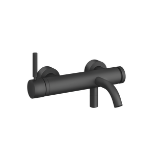 Dornbracht Wannen-Einhandmischer META o. Brausegarn., Wd-mont., schwarz matt
