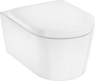 hansgrohe Wand-WC-Set EluPura S weiß, AquaHelix Flush, HygieneEffect