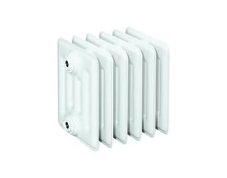 HG-TEC DIN-Stahlradiator RAL 9010 gep. 24 Glieder BH 300 NA 200 BL 1200 BT 250