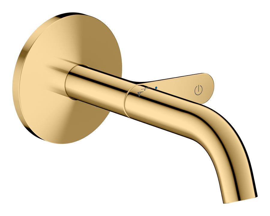 Artikelbild 1 des Artikels „hansgrohe Fertigmontageset Axor One UP-WT-EHM, Ausl. 160mm, pol. gold optic Ausladung 160 mm | polished gold optic“