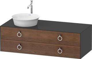Duravit WT-Unterschrank White Tulip 130x55cm, 2 La m G, B l, US N gra hgl