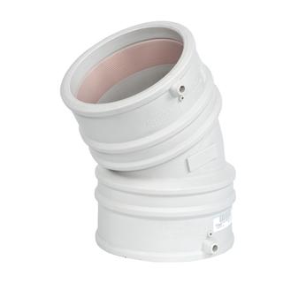 PL LF Winkel 30 (Muffe/Muffe), grau, d 160, PE100, SDR17, für Rohre SDR 17-