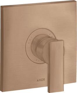 hansgrohe Fertigmontageset Axor Citterio UP-Brausen-Einhebelmischer, mit Hebelgriff