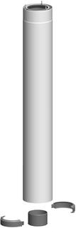 ATEC Kompensator PolyClassic +Iron/White DN 100/150, 940mm, n. kürzb., PP, ES bl