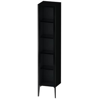 Duravit Hochschrank XViu 40x36x177cm, sw m, Tür li, sw hochglanz