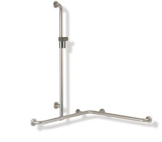 HEWI Dusch-/Wannenhandlauf 805 1250x762x762mm, Brausehalter anthrazit