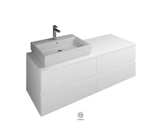 BB Waschtischunterschrank (WWGU140) Cube, 595x1406x460, PG1