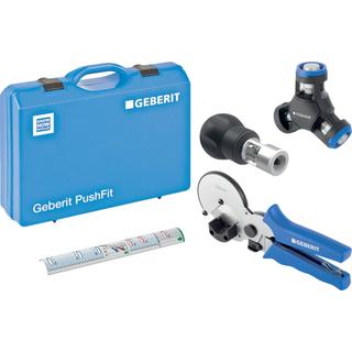 Geberit Montagewerkzeug PushFit 14/16/20/25mm, m Markierschabl., i Kof.