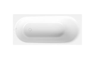 Badewanne BetteComodo 1253 170x80x45cm, Glasur, snow