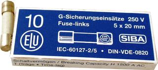 WOLF Feinsicherung 2,5A Trägev250V 5x20mm, für BPH bis 05/2017