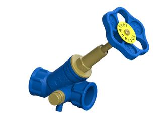 Schlösser Freistromventil Blue-tec 1511 DN 20, Rp 3/4, m Entleer., steig. Spin.