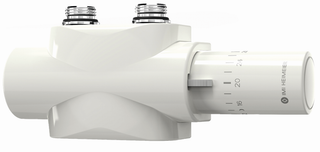 Heimeier Thermostatventil Multilux 4-Set Zweirohr, weiß