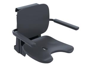 HEWI Einhängesitz Premium 802 LifeSystem m Arm- u Rücklehne, HA, an hgl/anthr m