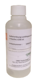 UWS Kalibrierflüssi. Flasche Leitfähigk. speziell für Leitfähigk. Messgerät 230ml