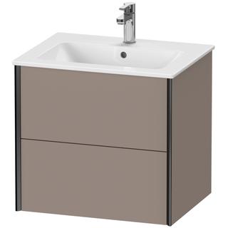 Duravit Waschtisch-Unterschrank XViu 61x48x56cm, ba m, 2 Schubk., wandh, sw m