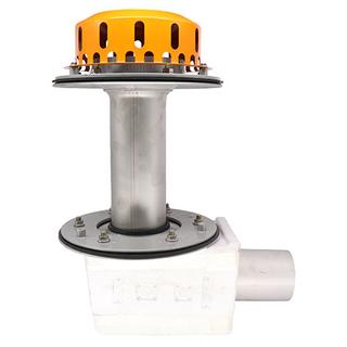 LORO DRAINLET Kompl.-FD-Abl. Ser. 84 DN 100, m WD, Fl, Ausl stl 3G, 2tlg, N-A