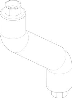 BOSCH Ersatzteil TTNR: 8718594560 Anschlussrohr BSS2 / BSS5 G3/4 everp