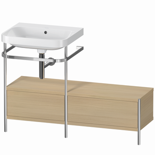 DU MWT m.Metallkons.HD2+,1+1SK re,o.HL 850x1200x490mm,bst.medit.Eiche ES Ah. li