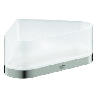 GROHE Eck-Duschablage Selection mit Halterung, supersteel