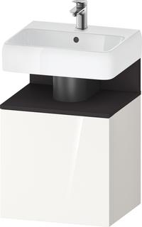 Duravit Waschtisch-Unterschrank Qatego 49x42x64,5cm, 1 T, T r, gra m/we hgl
