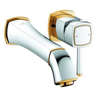 GROHE Fertigmontageset Grandera UP-2-Loch-WT-Arm, Ausl. 23,4cm, chr/gold