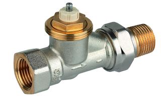 Resideo Thermostatventil SX 1/2", Durchg., M 30x1,5, MS, Ans. IG