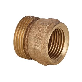 IBP Einschraubteil 4370G Serie 4000 Rp 1/4xG 1/2, flach dichtend, Rotguss