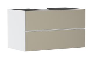 hansgrohe WT-Unterschrank Xevolos E 980x555x550mm, 2 L, m.-we, bron Struk.