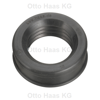 HAAS Gummidichtung sw, für Urinal-Absaug-Siphon, d= 45mm