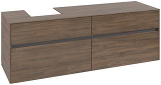 V&B Waschtischunterschrank Collaro 160x54,8x50cm, WT links, arizona oak