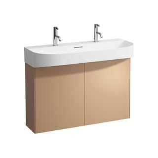 Laufen Waschtisch-Unterbau SONAR 97,5x60x24cm, 2 Türen, Kupfer