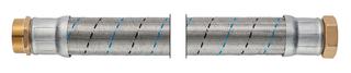Neoperl Panzerschlauch NEOFLEX DT 2"x2", 500mm, AGxIG, diffusionsdicht