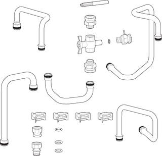 BOSCH Passstück Modul TC 20-40 LSS TC für Wärmemengenzähler