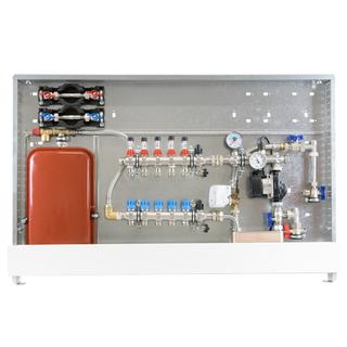 Strawa Mischstation FBM-S10-18-V-W2-WMZ- Comfort, 6 Heizkreise, 1475x760-890mm