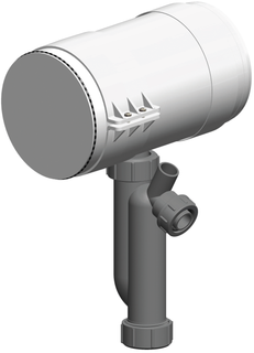 MHG Enddeckel ProCon Streamline DN 110/160, m Kondensatzablauf u. Siphon