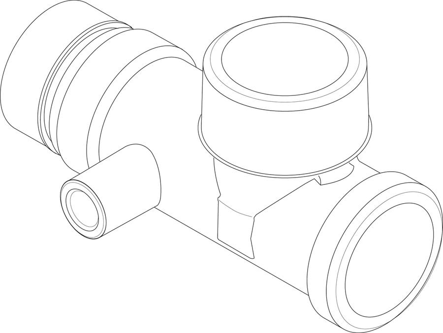 Artikelbild 1 des Artikels „BOSCH Ersatzteil TTNR: 8718595434 T-Stück G11/2 mit Muffe G1/4 RL everp “
