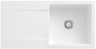 V&B Spüle Siluet 60 m Abl.garn, rd m Hand., stone white