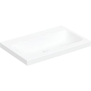 Geberit Aufsatz-Waschtisch iCon 75x48cm, o HL, o Ü, f Arb.Pl., w K-Tect