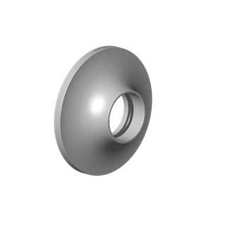 DO Rosette ERSATZTEILE 90278002100 D 60 x 18 mm Dark Platinum gebürstet