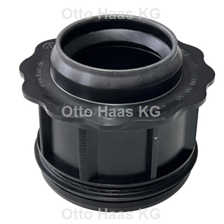 HAAS RDST-Innenreduzierung 90/50 passend für PE-Rohr, DIBt-Nr. Z-42.1-598