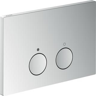 hansgrohe Betätigungspl. Axor FlushPlate für 2-Mengen-Spülung, Metall, chrom