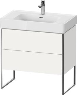 Duravit Waschtisch-Unterschrank XSquare 78,4x47x73,1cm, 2 AZ, we m, Nussb mitt