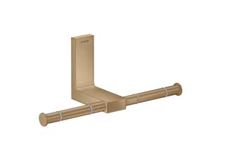 hansgrohe PRH Axor Uni. Rectangular doppelt, Wandmontage, brushed bronze