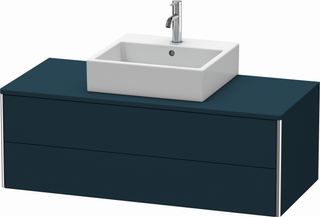 DU WT-Unterbau XSquare, 2 SK, wandh. 400x1200x548mm,Nachtblau sdm. ES Ahorn