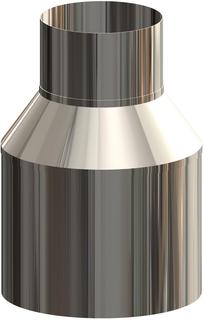 MHG Mündungsabschluss DN 80/125, PP/Edelstahl blank