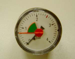 RE MANOMETER D50-4 BAR +TEFLONRING 0291022