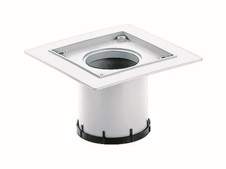 Dallmer Aufsatzrahmen PVC-EN 10 Serie 10 150x150mm, Rah. PVC, m Gewindeeinsätzen