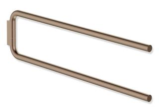 HEWI Handtuchhalter 2armig Ser 480, Arme schwenkb., PVD bronze gebü.