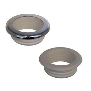 KÖRO WC-Verbinder 45mm Rohr, ohne Rosette, weiß