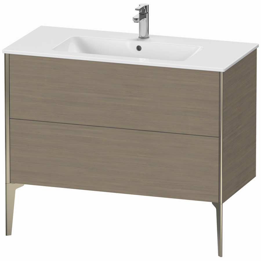 Artikelbild 3 des Artikels „Duravit Waschtisch-Unterschrank XViu 101x48x59,4cm, E te, 2 AZ, st, Champ. m 101 x 48 x 59,4 cm | Eiche terra“